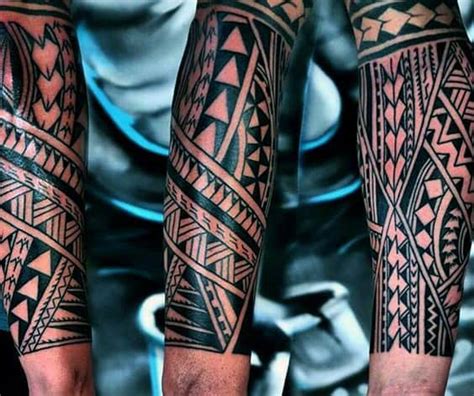 forearm tattoos tribal designs|tribal half sleeve forearm tattoos.